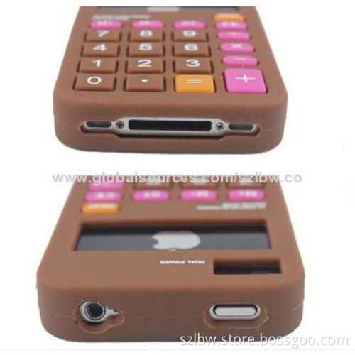 3D Calculator Silicone Cover Case for iPhone 5, Custom Made